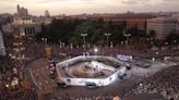 Cibeles se prepara para celebrar la Liga del Real Madrid y se refuerza el transporte