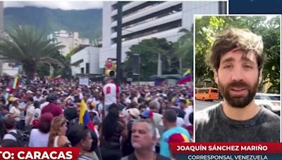 Un corresponsal, desde las revueltas en Venezuela: "Hay personas armadas motorizadas por Caracas que apoyan a Maduro"