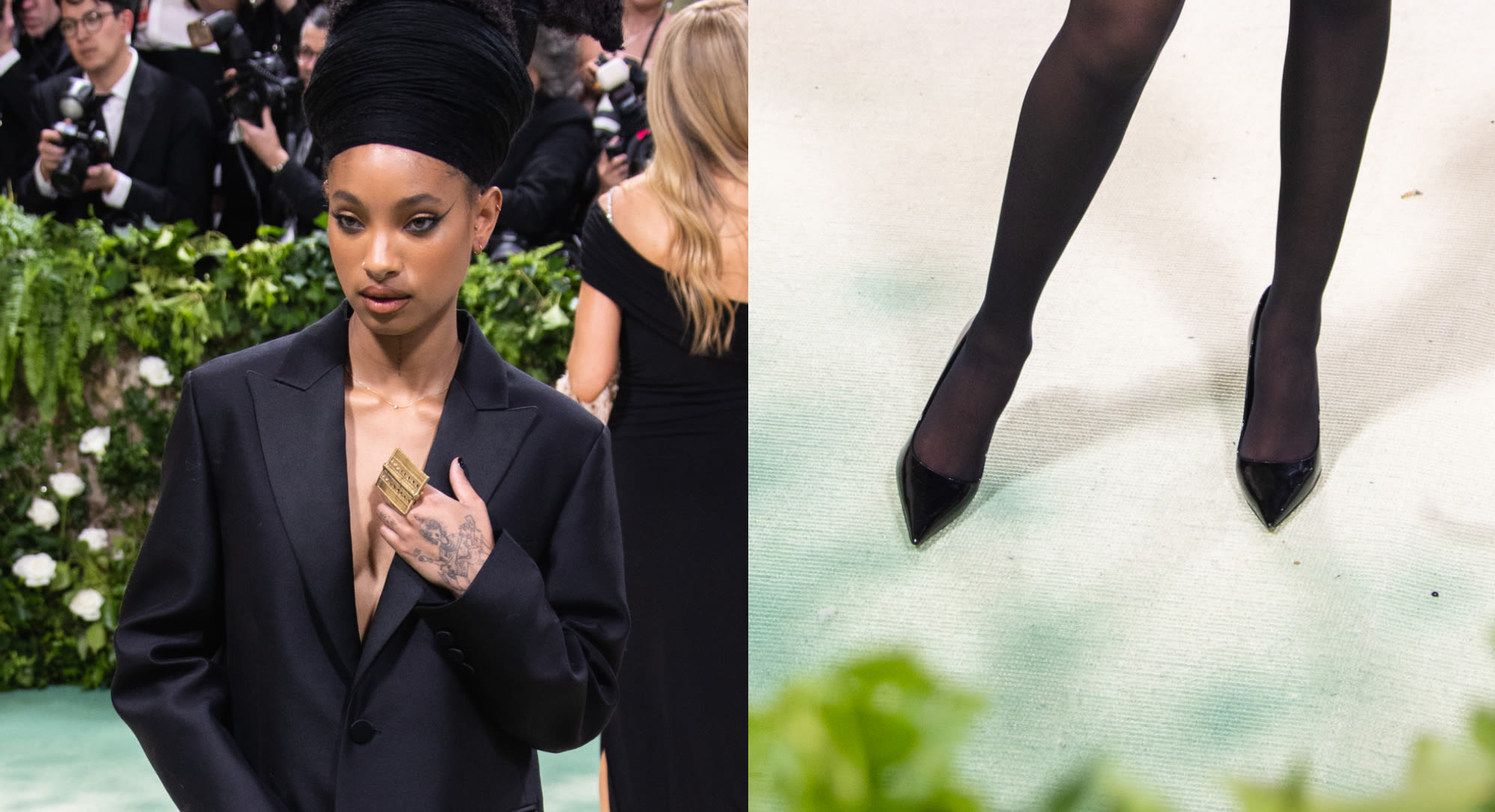 Willow Smith Elevates Met Gala Look with Classic Dior Black Shoes