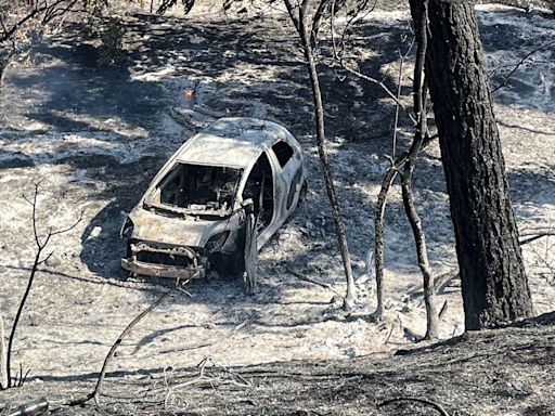 Man pushing flaming car into ravine started Park Fire, burning over 120,000 acres in California