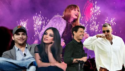 ...Shake It Off With Tom Cruise, Mila Kunis, Ashton Kutcher And More In London For Taylor Swift’s Eras...