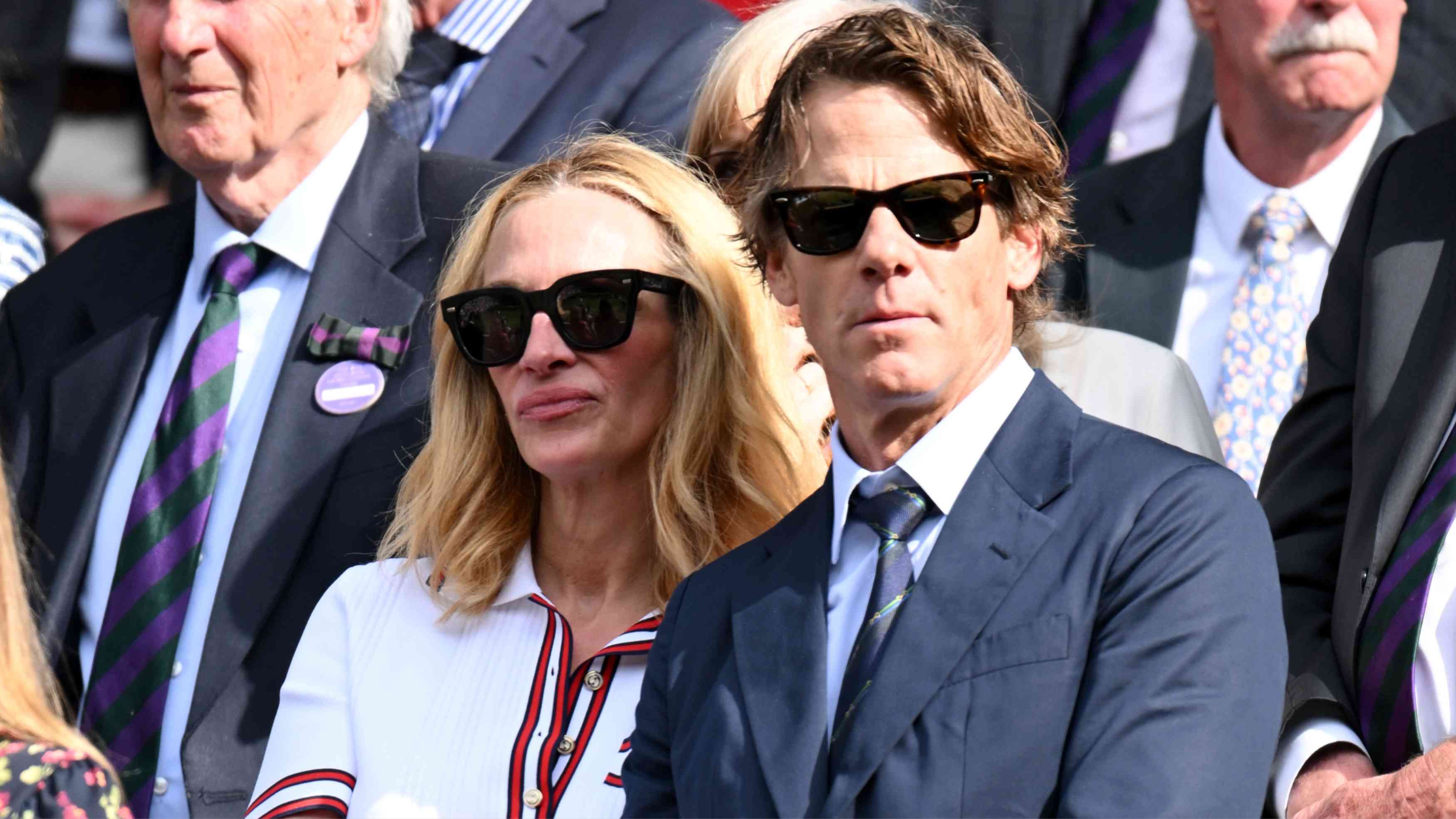 Julia Roberts Wore a Gucci Tennis Dress for a Rare Couple's Outing With Husband Danny Moder at Wimbledon