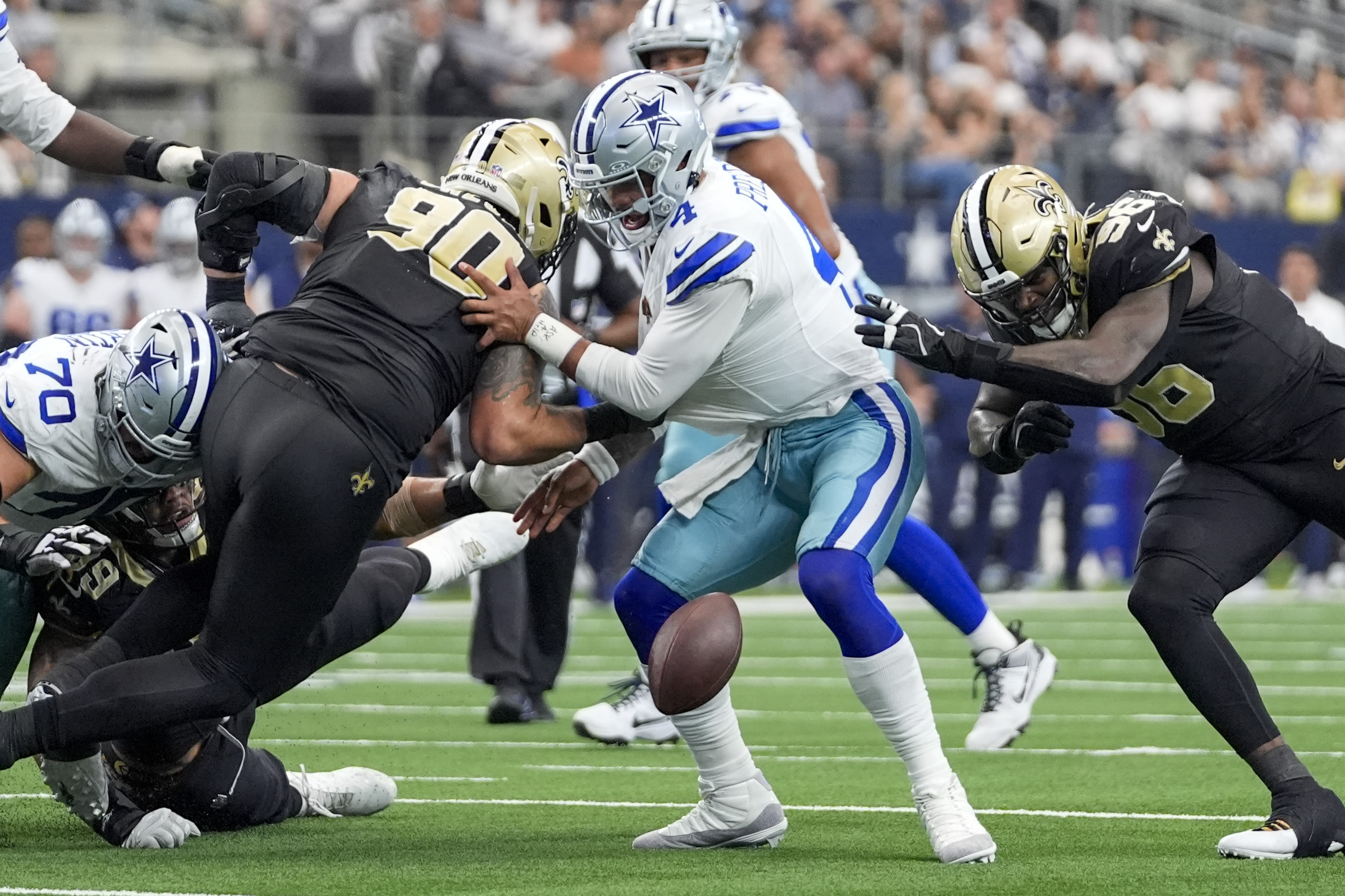 NFL Winners and Losers: Cowboys crushed at home by Saints, and here comes the panic