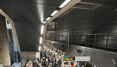 Canary Wharf Tube station closure sparks chaos during sweltering rush-hour commute