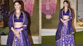 Anant Ambani-Radhika Merchant pre-wedding festivities: Ananya Panday’s purple and golden lehenga is serving just right kind of guest goals