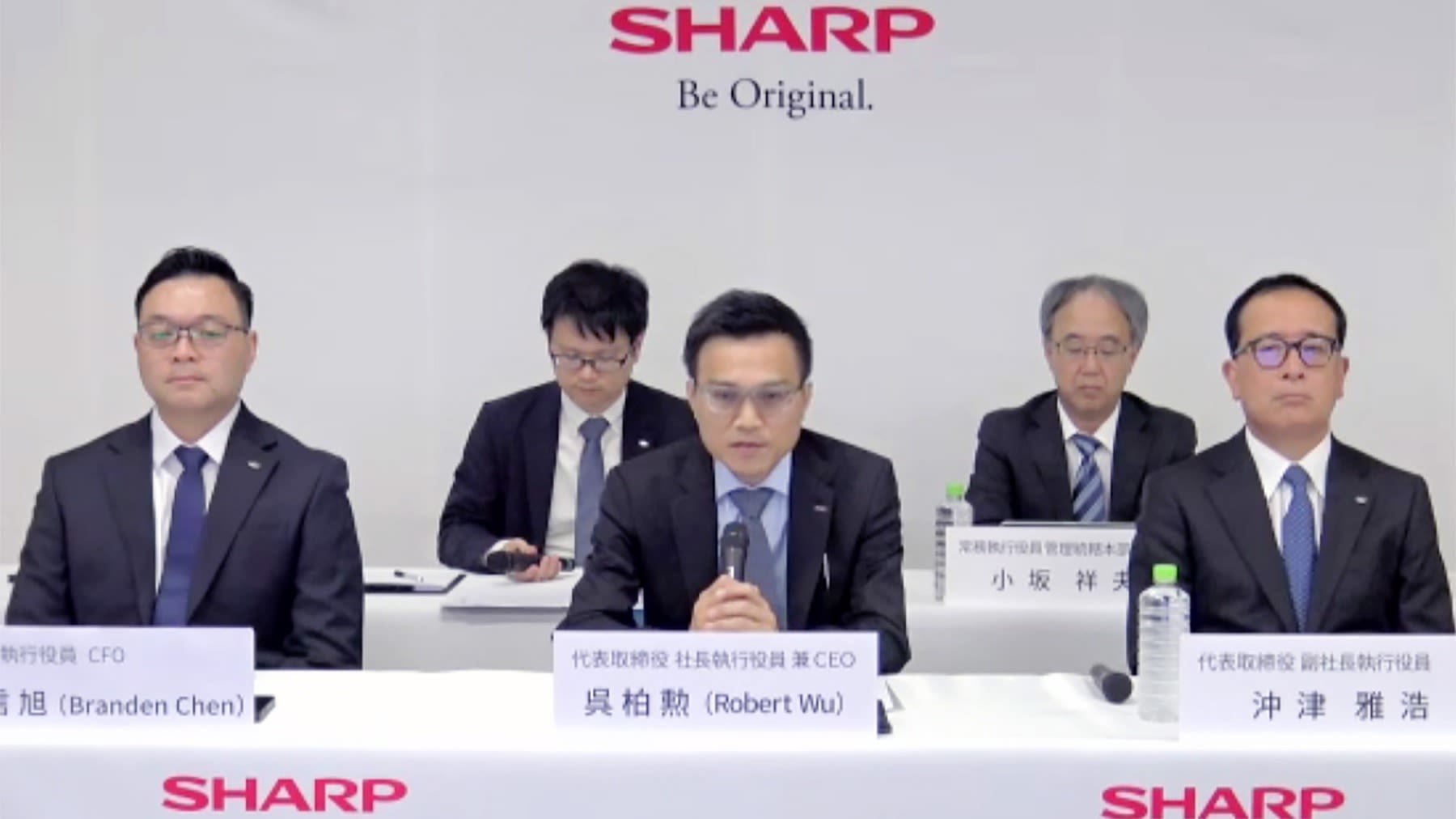 Sharp's president steps down after 2 years of losses and missteps