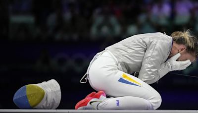 Ukrainian fencer Olga Kharlan wins her country’s first medal of the Paris Olympics