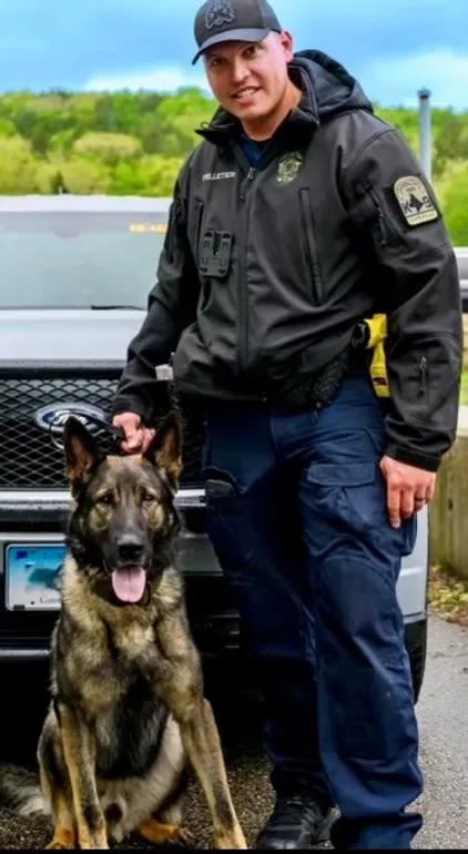 Fallen CT State Trooper Pelletier’s police dog to retire, stay with his family