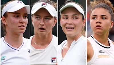 Wimbledon day 11: Rybakina-Krejcikova and Paolini-Vekic semi-final battles