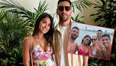 Viralizan detalle de la esposa de Messi durante foto en yate: ¿se molestaría el '10'?