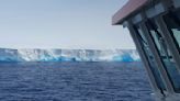 British research ship crosses paths with world's largest iceberg as it drifts out of Antarctica