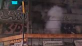 Incendio en un edificio abandonado de Almagro: debajo funcionaba una estación de servicio