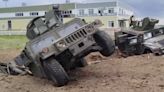 A Raid in Russia’s Belgorod Left Behind a Trail of American Humvees