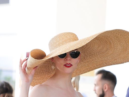 Anya Taylor-Joy’s Astronomically Large Sun Hat Is Why This Outfit Works