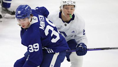 Top prospects Easton Cowan, Fraser Minten headline roster for Leafs development camp