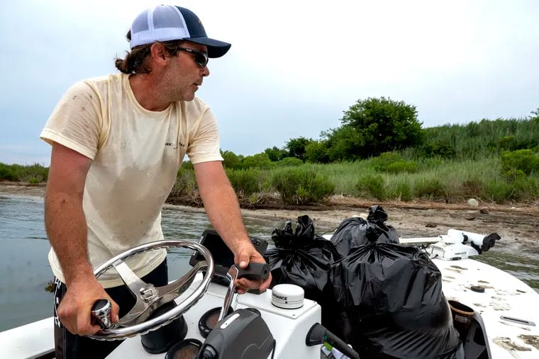 One’s man mission to clean up Cape May County’s back bays and wetlands