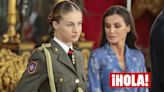 Cómo conseguir el moño trenzado con el que la princesa Leonor da un toque sofisticado a su look militar