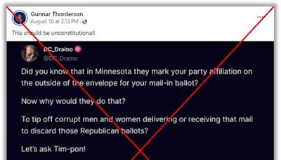 False Minnesota mail-in ballot claims spread online