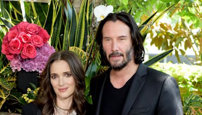 Winona Ryder reveals she and Keanu Reeves still call each other husband and wife over text