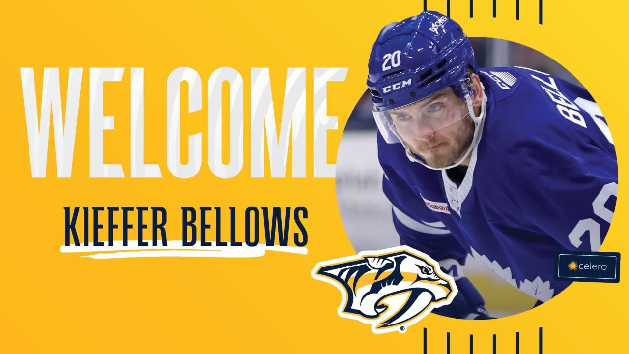 Predators Sign Kieffer Bellows to One-Year, Two-Way Contract | Nashville Predators