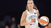 Sabrina Ionescu #20 of the New York Liberty handles the ball during the WNBA game at Footprint Center on June 18, 2024, in Phoenix, Arizona.