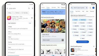 Google Play Store加入以AI彙整評論摘要功能，加入更多個人化選項