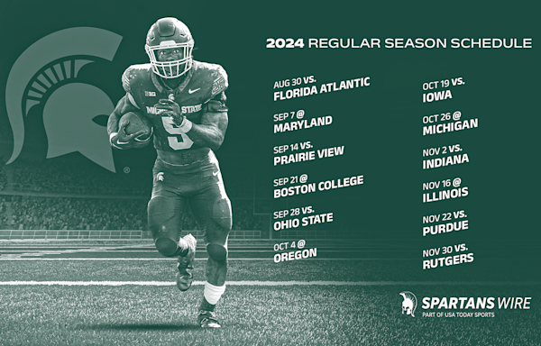 Downloadable 2024 Michigan State Spartans football schedule