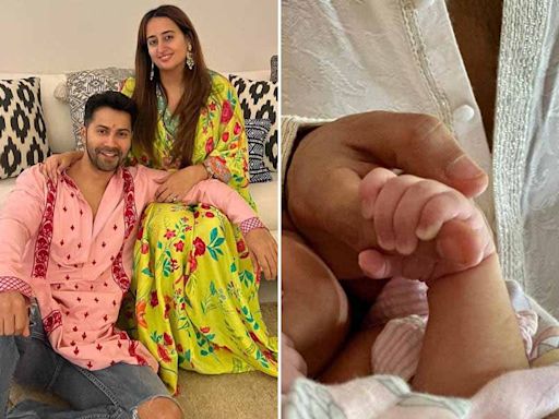 Varun Dhawan shares first glimpse of newborn daughter on Father’s Day