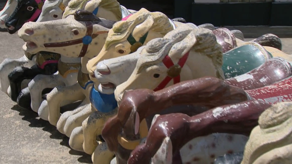 Newport's beloved carousel horses head out for restoration