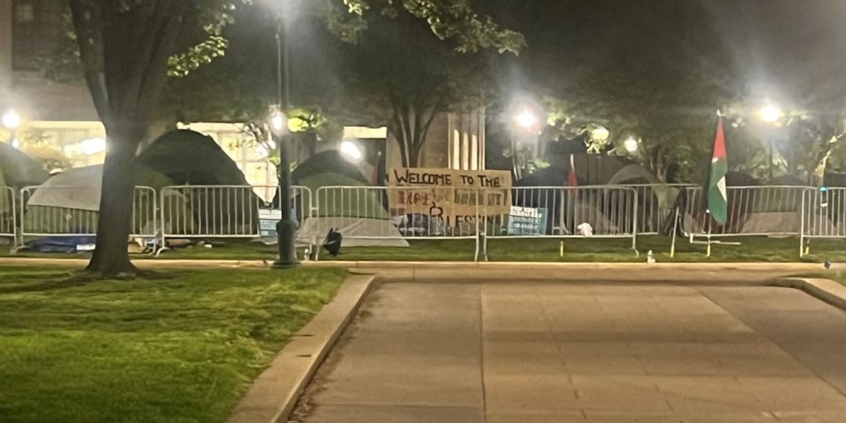 Day 3 of protests in support of Palestine at CWRU