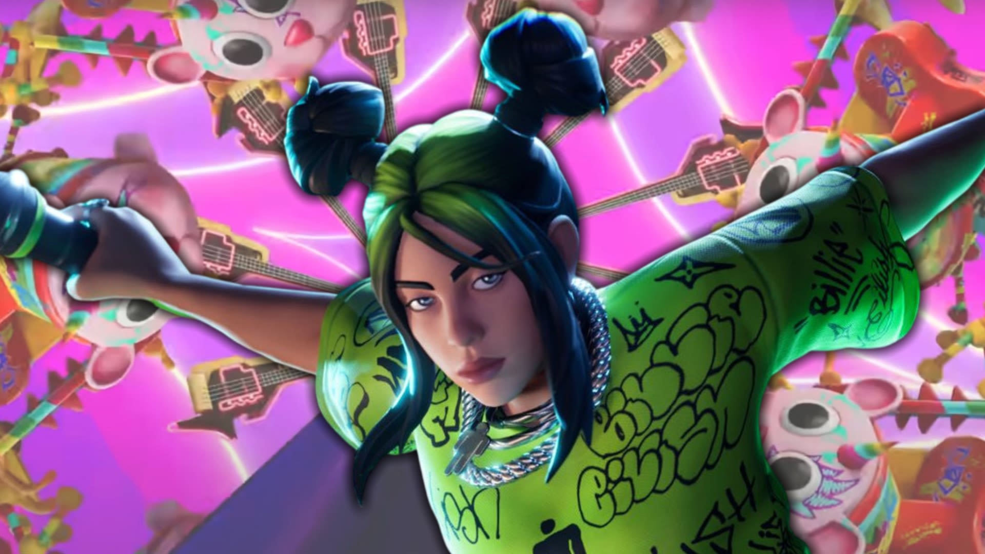 Billie Eilish is in Fortnite Festival and we just can’t wait to jump in and perform with the two-time Oscar winner