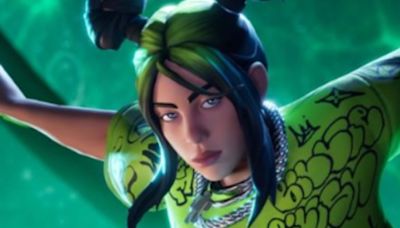 Billie Eilish estará en festival de Fortnite; revelan skin y canciones