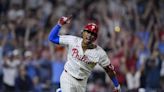 Pache's single, Harper's catch in 10th inning lift Phillies past Rockies