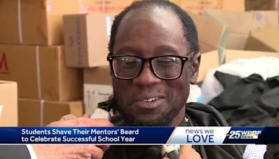 Good behavior and grades led to students in Delray Beach to cut off mentor's beard