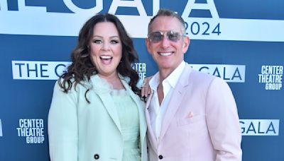 Melissa McCarthy Pops in Pastels and Tulle With Adam Shankman for Theater Benefit Gala