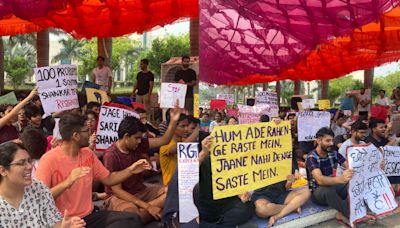 ‘V-C, his aides from UP calling us, our parents’: At RGNUL Patiala, protesting students allege expulsion threats