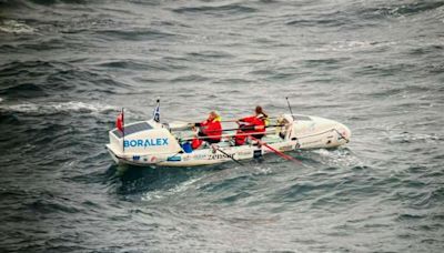 Scottish couple hit amazing milestone in charity row around Great Britain