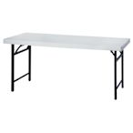 [家事達] 台灣OA-161-5　環保 折腳會議桌(專利腳/180*45cm) - 特價 塑鋼檯面
