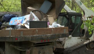 Parks and Rec crews clear homeless encampment off Old 63