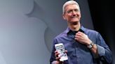 Apple stock slips after CEO Tim Cook pitches China