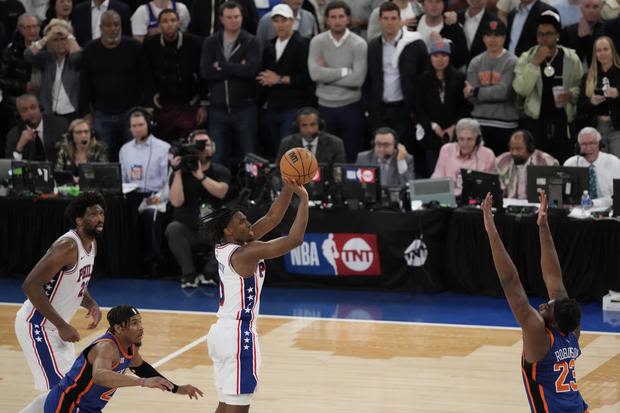 Why is Philadelphia 76ers-New York Knicks Game 6 starting at 9 p.m.?