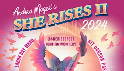 Second annual “She Rises” all female music festival feat. YOLA, KT Tunstall, Jade Bird and more benefiting Music Helps ATX in Albuquerque at Kit Corner Park 2024