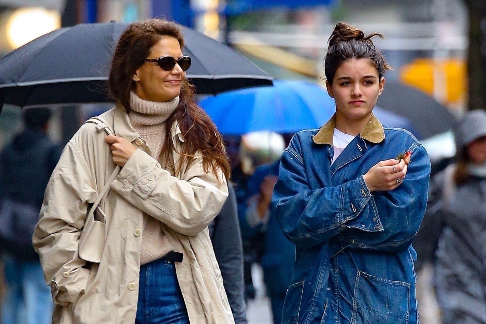 Katie Holmes Looks So Happy at Daughter Suri's High School Graduation