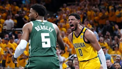 Pacers thrash Bucks to clinch NBA playoff series