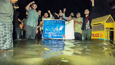 Delhi area where 3 students had died flooded again