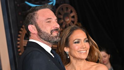 Jennifer Lopez and Ben Affleck keep distance, separate families at his son’s graduation