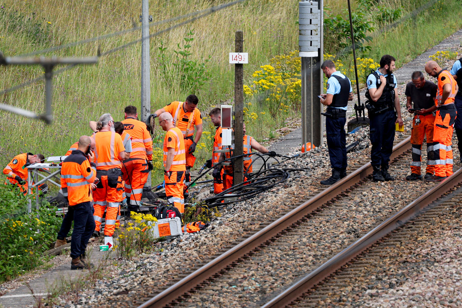 Attack on train system highlights security threats to Paris Games