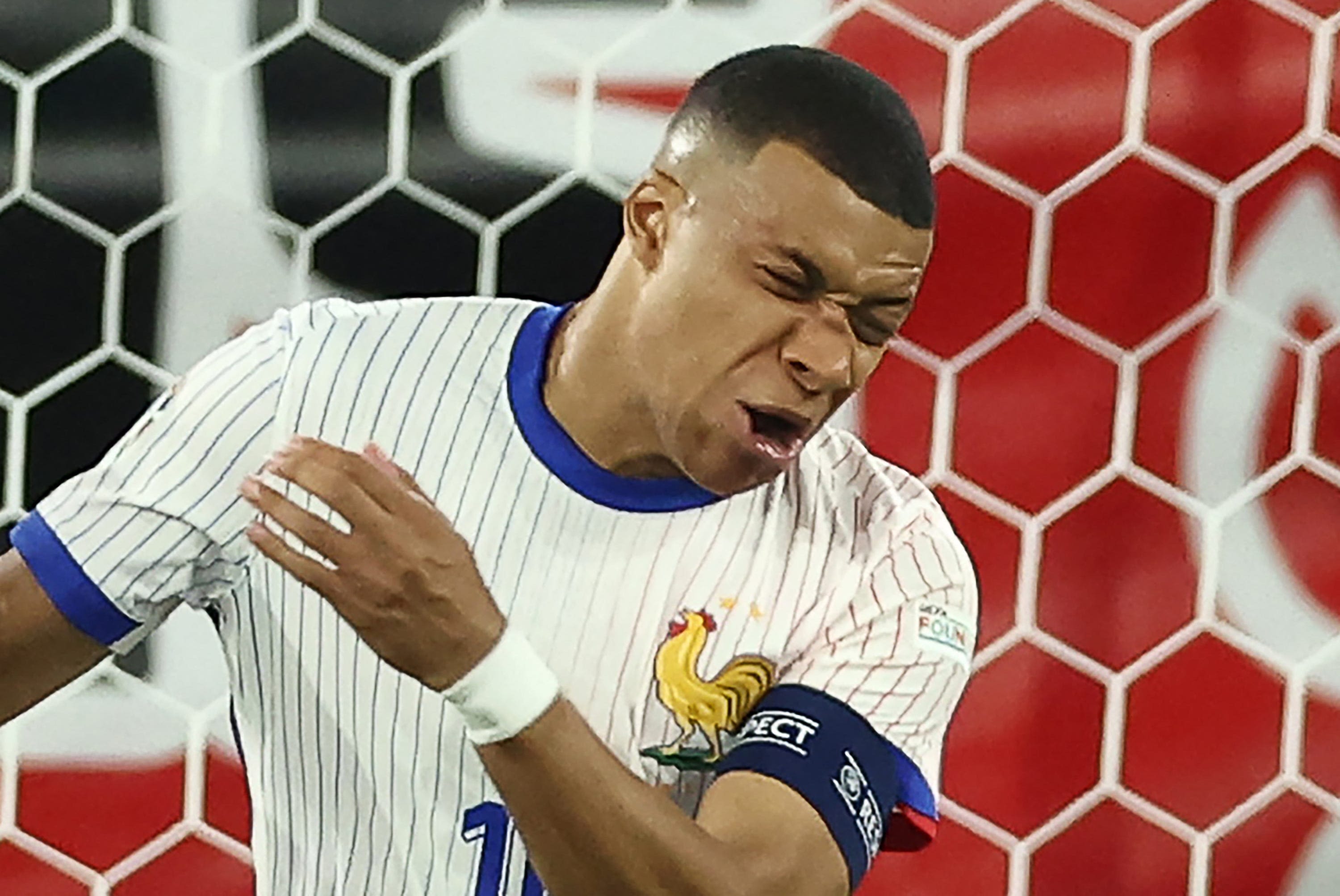 Kylian Mbappe suffers broken in France's win over Austria at UEFA Euro 2024