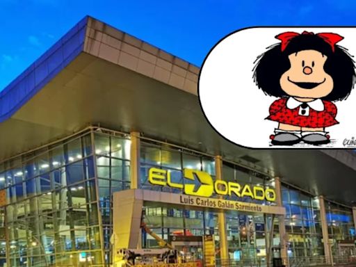 Mafalda estará expuesta en el aeropuerto El Dorado de Bogotá: este es el motivo