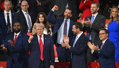 Trump appears with bandaged ear at Republican national convention